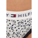 Dámská tanga UW0UW04809 02X bílé s potiskem - Tommy Hilfiger