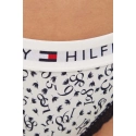 Dámská tanga UW0UW04809 02X bílé s potiskem - Tommy Hilfiger