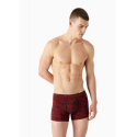 Pánské boxerky 112074 3F508 56936 černé se vzorem - Emporio Armani