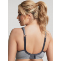 Podprsenka balkonetka Sports Balconnet charcoal marl 9441 melanž - Sculptresse