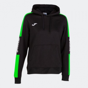 Dámská mikina IV Hoodie W 901334.117 černo-zelená - Joma