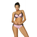 Dámské dvoudílné plavky Charlotte Pink M-495 (3) růžovočerné - Marko