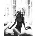 Dámské body Perisia Crotchless Teddy černé - Obsessive