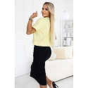 Dámská bavlněná halenka 665-1 žlutá - Numoco