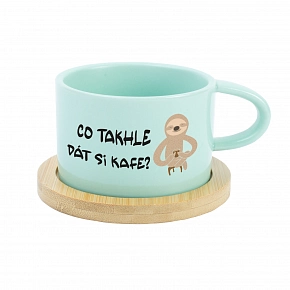 CO TAKHLE DÁT SI KAFE? - mint hrníček makronka 200 ml