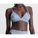 Dámský vrchní díl plavek  KW02029 DBS světle modrá - Calvin Klein