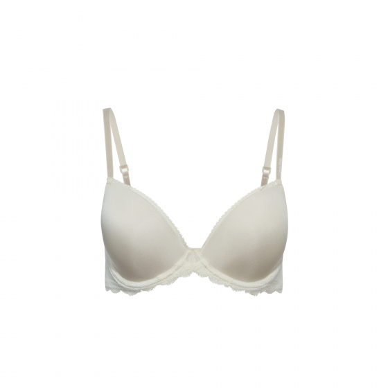 Podprsenka s kosticí QF1444E smetanová - Calvin Klein