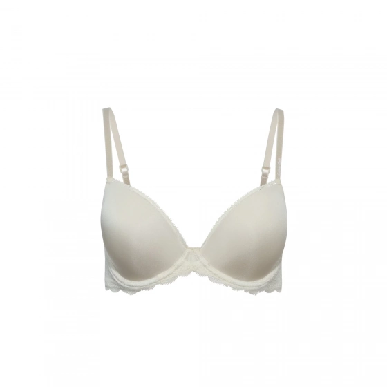 Podprsenka s kosticí QF1444E smetanová - Calvin Klein