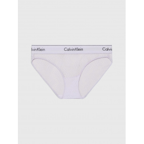 Dámské kalhotky BIKINI 000QF7712E LL0 lila - Calvin Klein