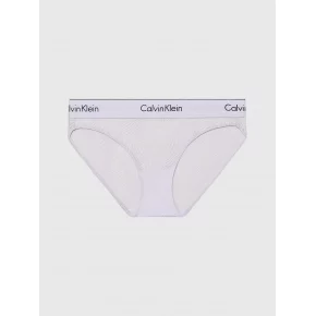 Dámské kalhotky BIKINI 000QF7712E LL0 lila - Calvin Klein