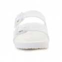 Dětské nazouváky / žabky Arizona Eva Jr 1018941 Bílá - Birkenstock