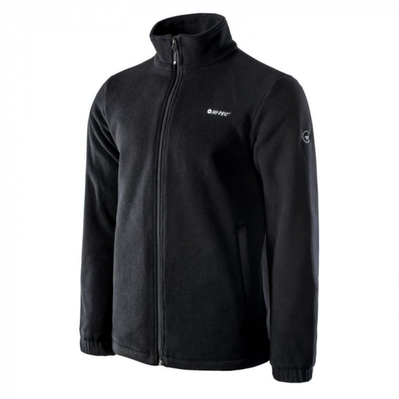 Pánská mikina fleece Ferns M 92800289080 černý - Hi-tec
