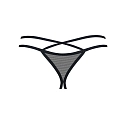 Dámská kouzelná tanga Vila Blanes Crotchless thong  béžová - Obsessive