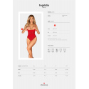 Ohromující body otevřené Ingridia crotchless teddy - Obsessive