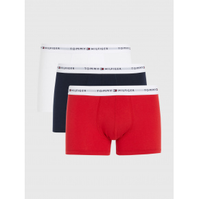 Pánské boxerky 3-PACK UM0UM02761 0UB černé/bílé/červené - Tommy Hilfiger