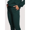 Dámské kalhoty B243 tmavě zelené - BeWear
