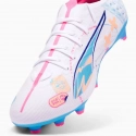 Pánské sportovní fotbal boty Ultra 5 Match Vol.Up FG/MG M 108064-01 Bílá mix - Puma
