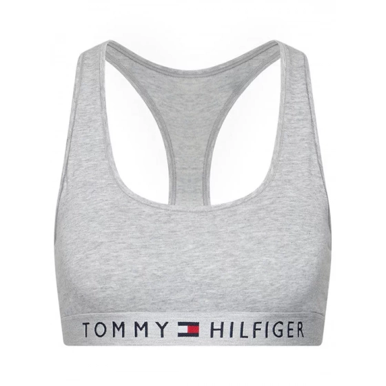 Podprsenka UW0UW02037 004 šedá - Tommy Hilfiger