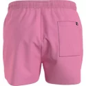 Pánské plavky SHORT DRAWSTRING KM0KM00967 TFZ růžové - Calvin Klein
