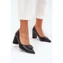 Dámské lodičky na klínku 55-A36 černé - Givana