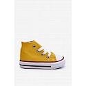 Dětské vysoké tenisky Filemon žluté - Sweet Shoes