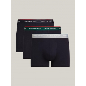 Pánské boxerky 3Pack WB TRUNK UM0UM01642 0XW tm. modré - Tommy Hilfiger