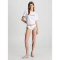 Dámská tanga Thong Bottoms Up 000QD3763E 100 bílá - Calvin Klein