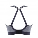 Sportovní podprsenka 7341B  Non Wired Bra charcoal marl šedá - Panache