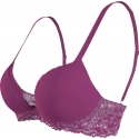 Dámské podprsenka LIFT DEMI 000QF6394EVID fialová - Calvin Klein