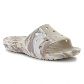 Dámské žabky Classic Marbled Slide 206879-2Y3 hnědé - Crocs