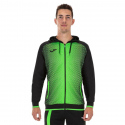 Pánská mikina Supernova 101285-117 Černá se zelenou - Joma