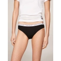 Dámské kalhotky 3PACK UW0UW04895 0R3 vínová/béžová/černá - Tommy Hilfiger