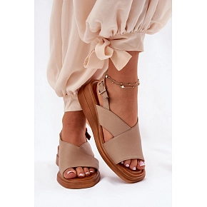 Dámské sandály ASA266-9 Quilara hnědé - Jezzi