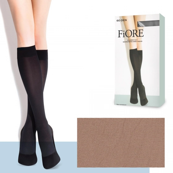 Dámské podkolenky Classic Ula C 2101 60 den - Fiore