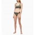 Sportovní podprsenka QF5577E-7GV khaki - Calvin Klein