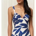 Dámské jednodílné plavky Summer Allure OWP 01 tmavě modré - Triumph