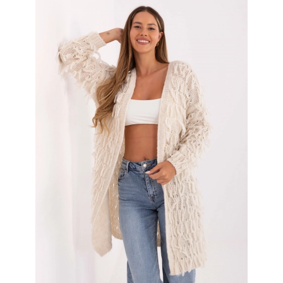 Dámský svetr Jumper MI SW 0820.85 Světle béžový - FPrice