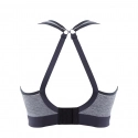 Sportovní podprsenka 7341B  Non Wired Bra charcoal marl šedá - Panache