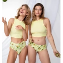 Kalhotky AVOCADO simple maxi žluté - Julimex
