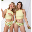 Kalhotky AVOCADO simple maxi žluté - Julimex