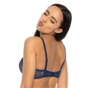 Dámská podprsenka Push-up Percy 3530/11 Tmavě modrá - Mat