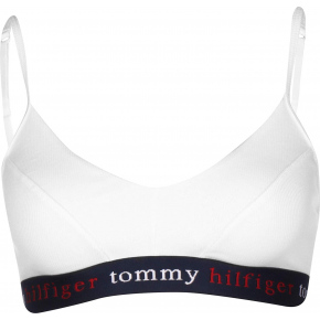 Podprsenka bez kostice UW0UW02230-YCD bílomodrá - Tommy Hilfiger