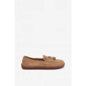 Dámské mokasíny Barefoot 322 Béžová - Zazoo