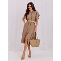 Dámské šaty MI SK 82970.86 khaki - Milady