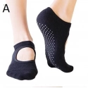 SPORT Hladké ponožky na jógu šedé - SPORTS socks