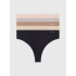Dámská tanga 5Pack 000QD3556E NP1 vícebarevné - Calvin Klein
