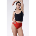Dámské kalhotky Simple String Maxi  červené - Julimex