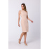 Dámské šaty S342 Béžová - Stylove