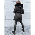 Dámská zimní bunda parka GODDESS TY3867 černá - FashionStreet