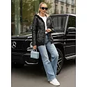 Dámská prošívaná bunda TY5546 černá - FashionStreet 